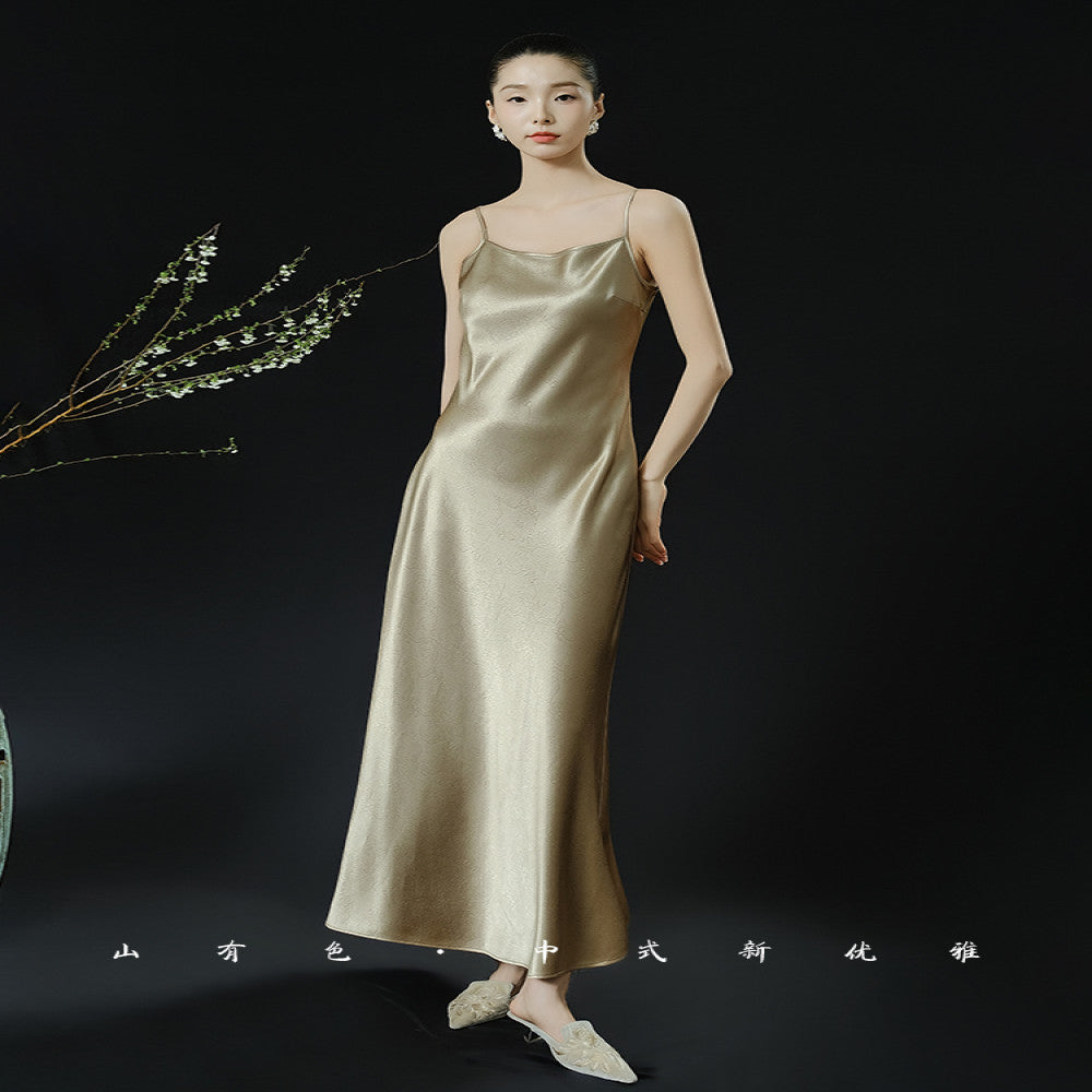 Mountain colored twilight Chinese style new embroidered top with sun protection cover high end silk embroidered top image 28