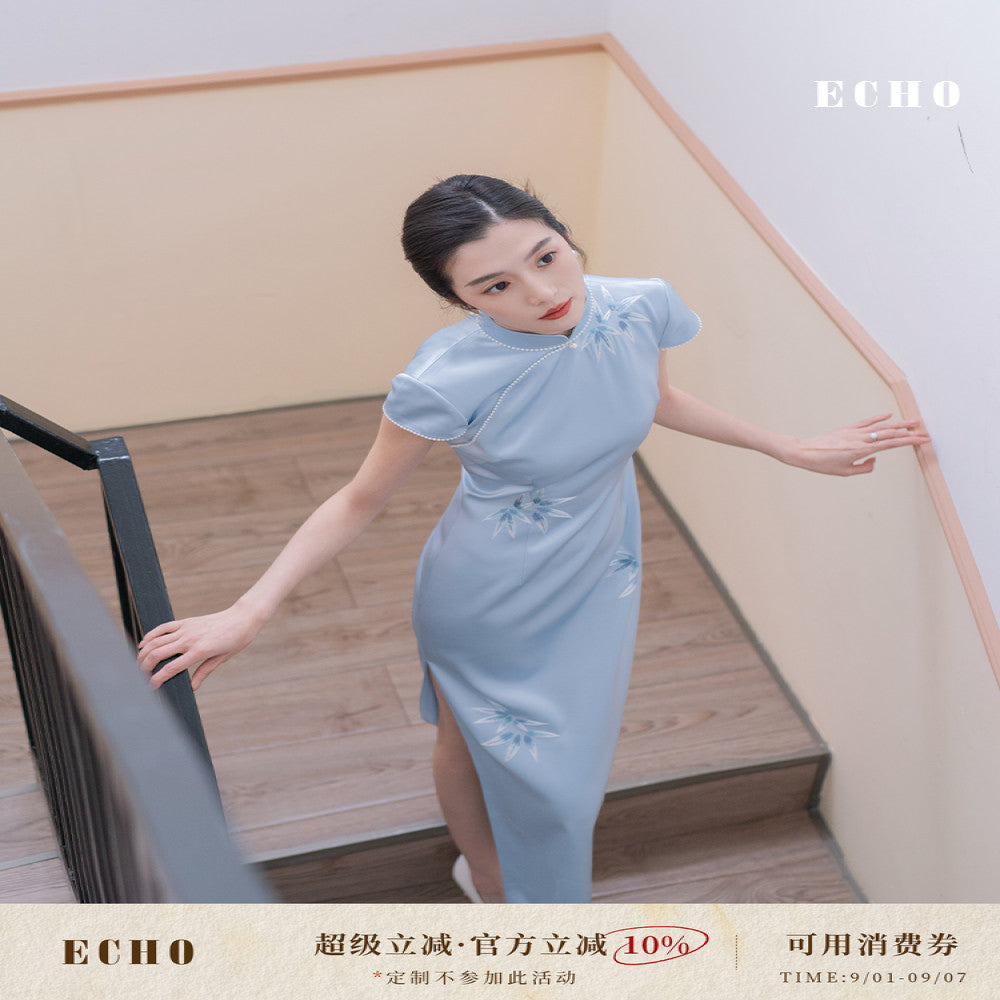 Original Genuine Echo Official New Chinese Style Improved Cheongsam image 18