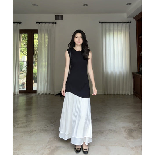 ASAYA4323 𝗠𝗼𝗻𝗼𝗰𝗵𝗿𝗼𝗺𝗲 𝗠𝗼𝘁𝗶𝗼𝗻 𝗗𝗿𝗲𝘀𝘀 ⚪️⚫️