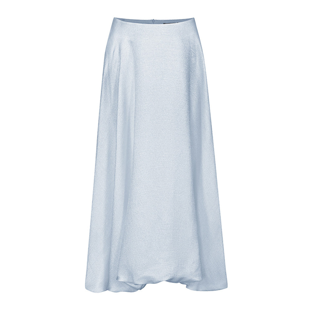 Classic Wardrobe AEL Original Flowing Satin High Waist Skirt for Women 2025 Autumn Water Mother Skirt Pink Flower Bud Skirt image 64