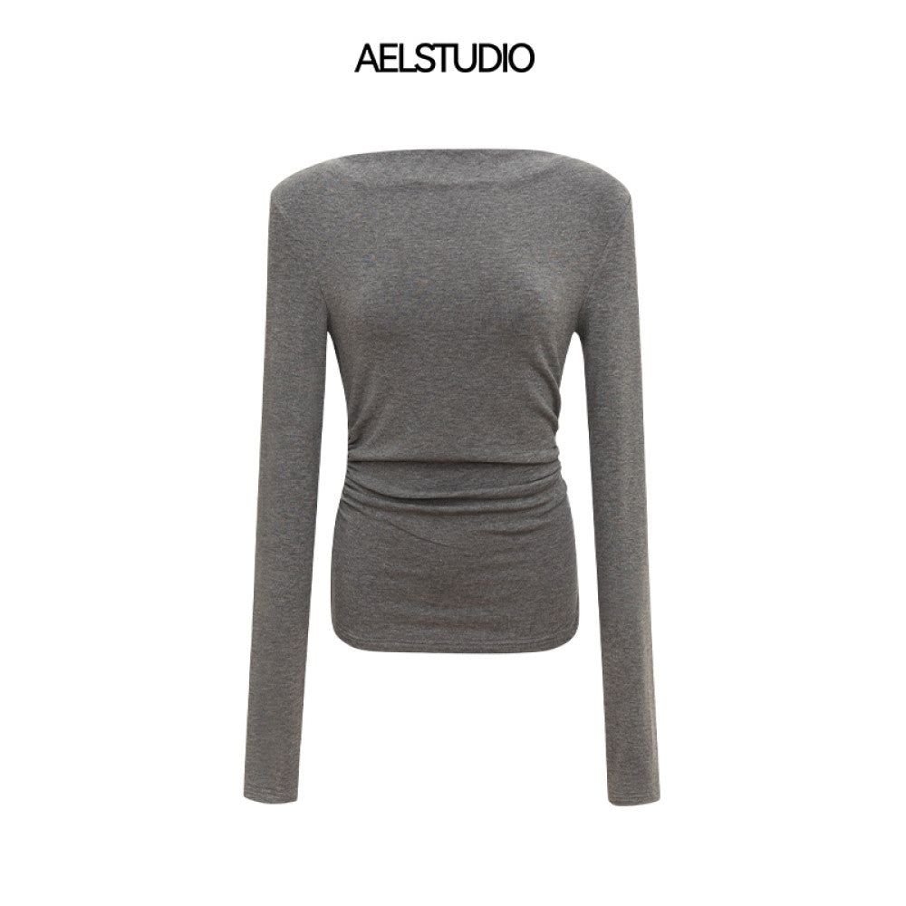 Classic Wardrobe AEL Original Flowing Satin High Waist Skirt for Women 2025 Autumn Water Mother Skirt Pink Flower Bud Skirt image 107