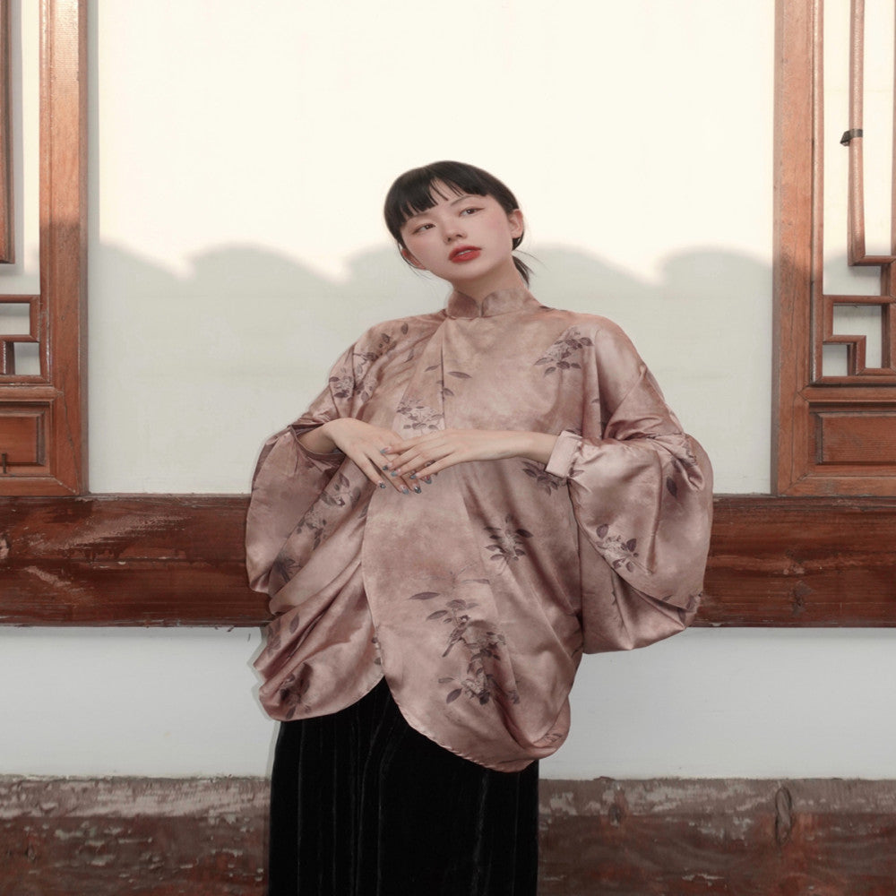 Srose Yunya Retro Loose New Chinese Style Elegant National Style Top Design Women s Clothing 2024 New image 7