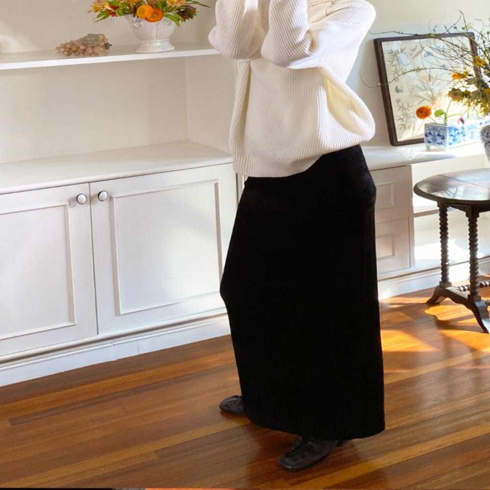 GinGarden New Chinese Sweater All Wool Soft Lazy Sweater image 4