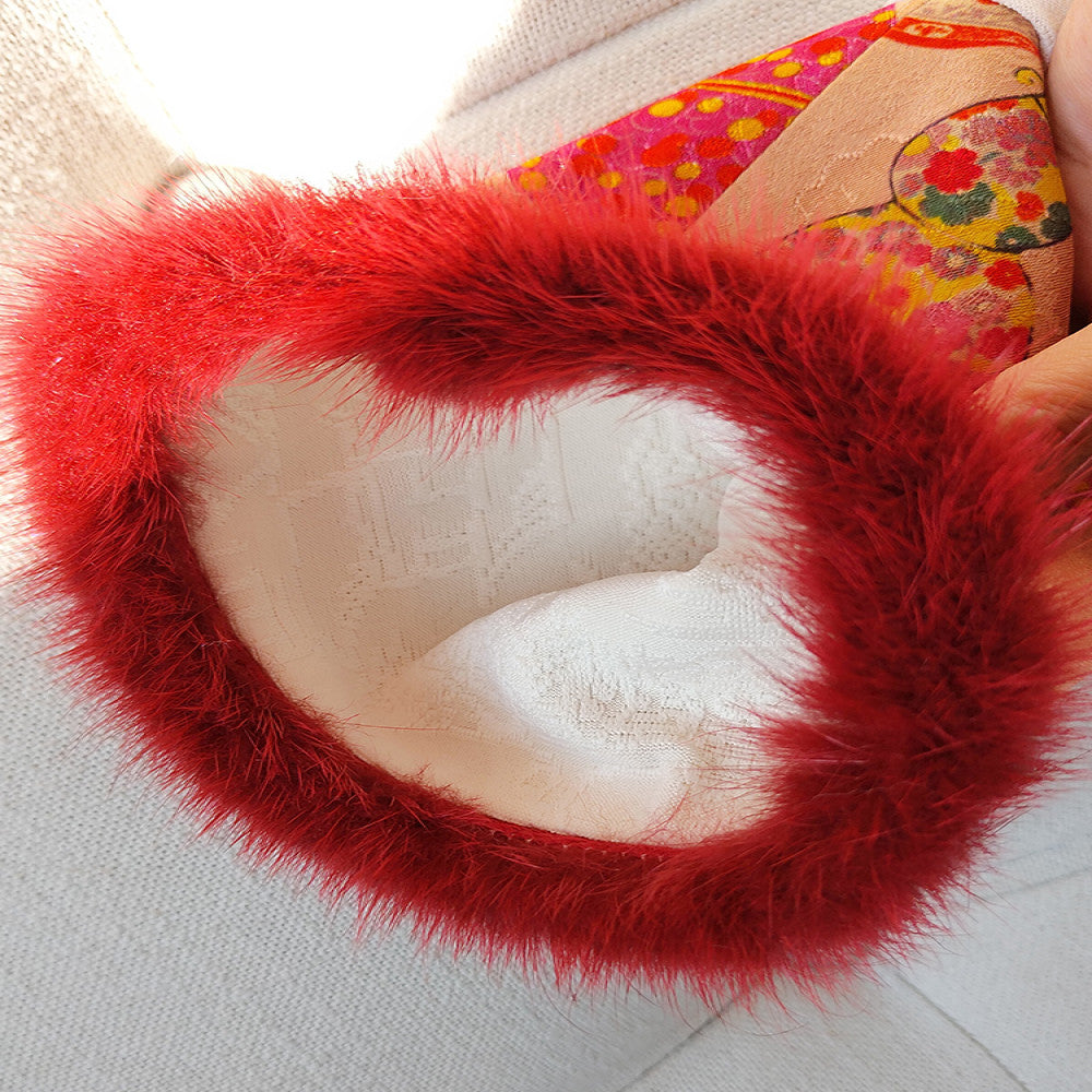 Mink fur new Chinese jacquard base long sleeved inner layer for autumn and winter new style light Chinese style beautiful and unique super good looking top image 3