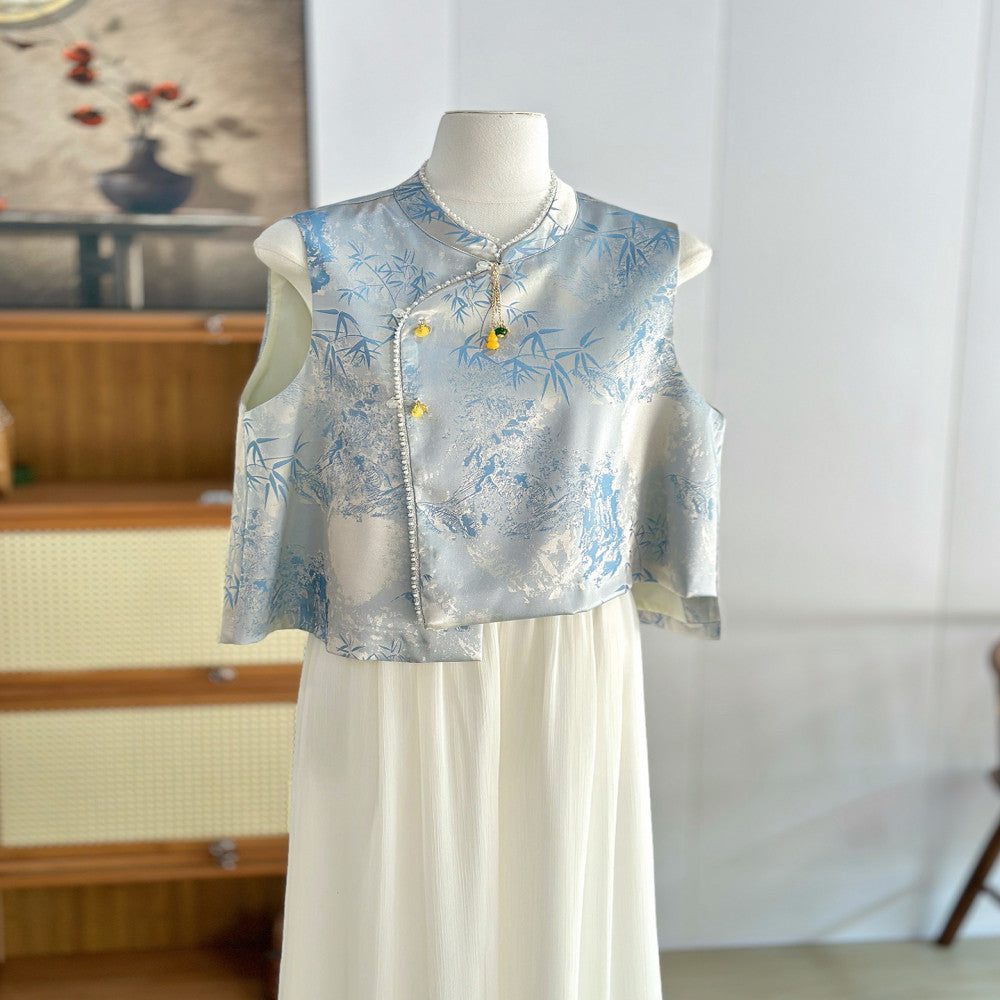 ASAYA4687 – Bamboo Breeze Brocade Set 🎐💙