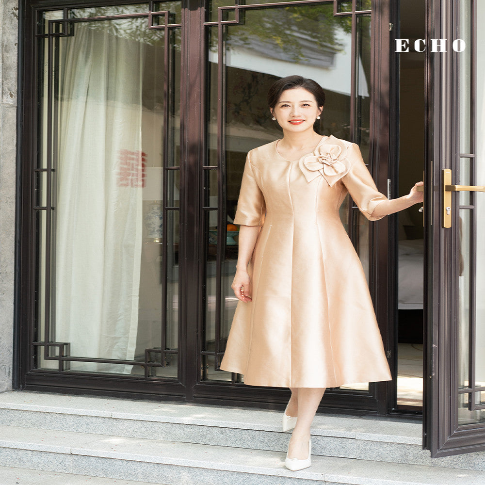 Echo official happy mother in law plus size dress image 5