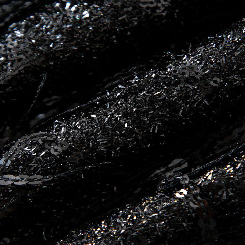 Ostrich feathers are removable sequined tassel French style lady Chanel style jacket for women autumn and winter long sleeves large size image 5