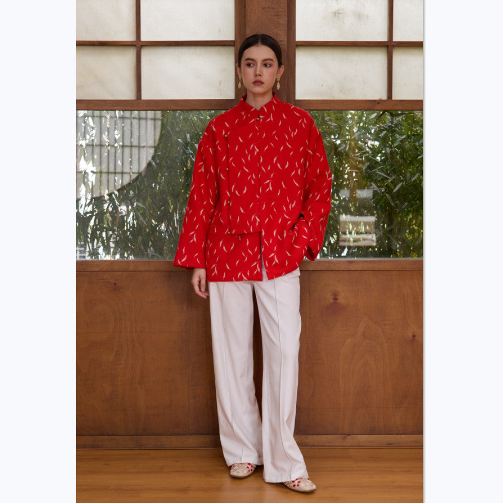 TAORAN women s new Chinese style winter coat female red improved cheongsam top New Year s greetings New Year s clothing winter image 4
