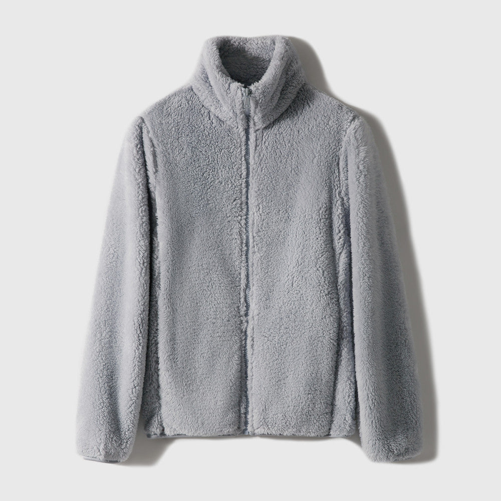 Explosive welfare prices Hand in N pieces close your eyes Flat Teddy Stand up Long Fleece Shake Fleece Coat image 23