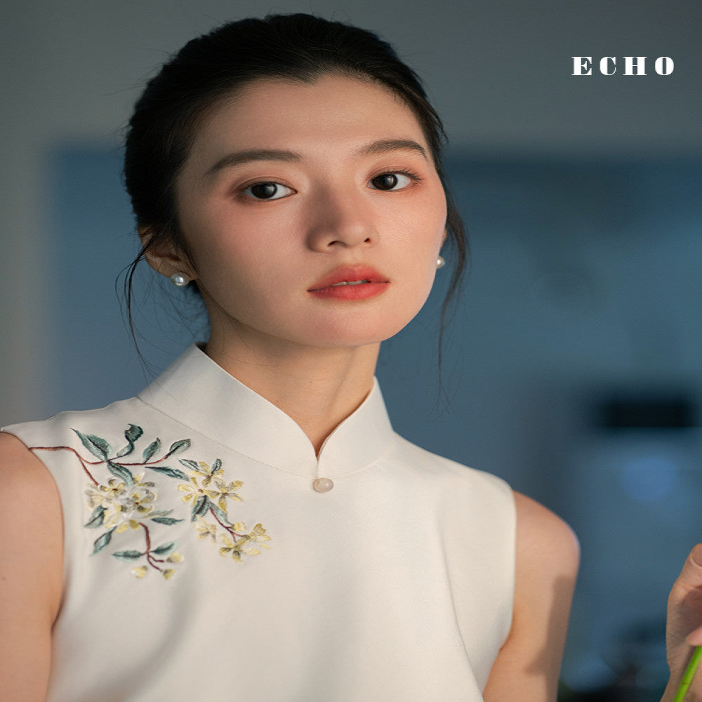 Ren Min Spring Festival Gala Same Style Echo New Chinese Cheongsam image 3