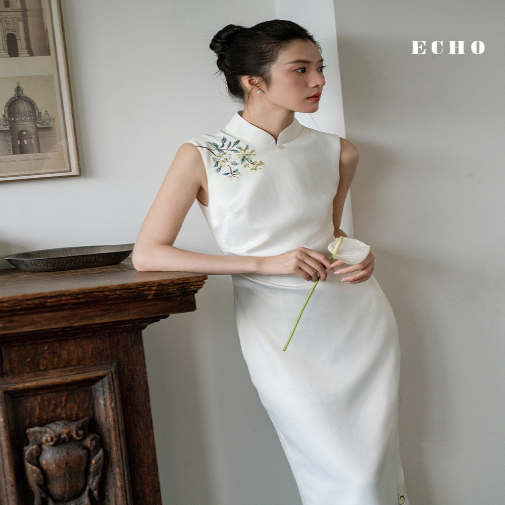 Ren Min Spring Festival Gala Same Style Echo New Chinese Cheongsam image 4