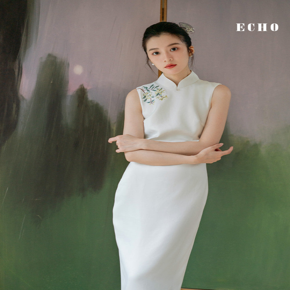 Ren Min Spring Festival Gala Same Style Echo New Chinese Cheongsam image 5
