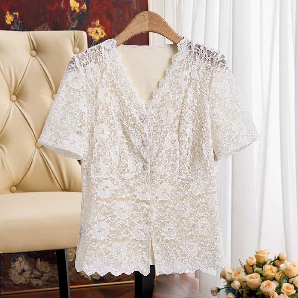 Everything can be worn in all seasons Hollow lace bottom camisole vest for women with V neck perfect for wearing on the outside and on the inside with a beautiful back image 28