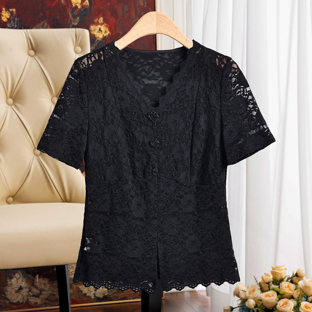 Everything can be worn in all seasons Hollow lace bottom camisole vest for women with V neck perfect for wearing on the outside and on the inside with a beautiful back image 37