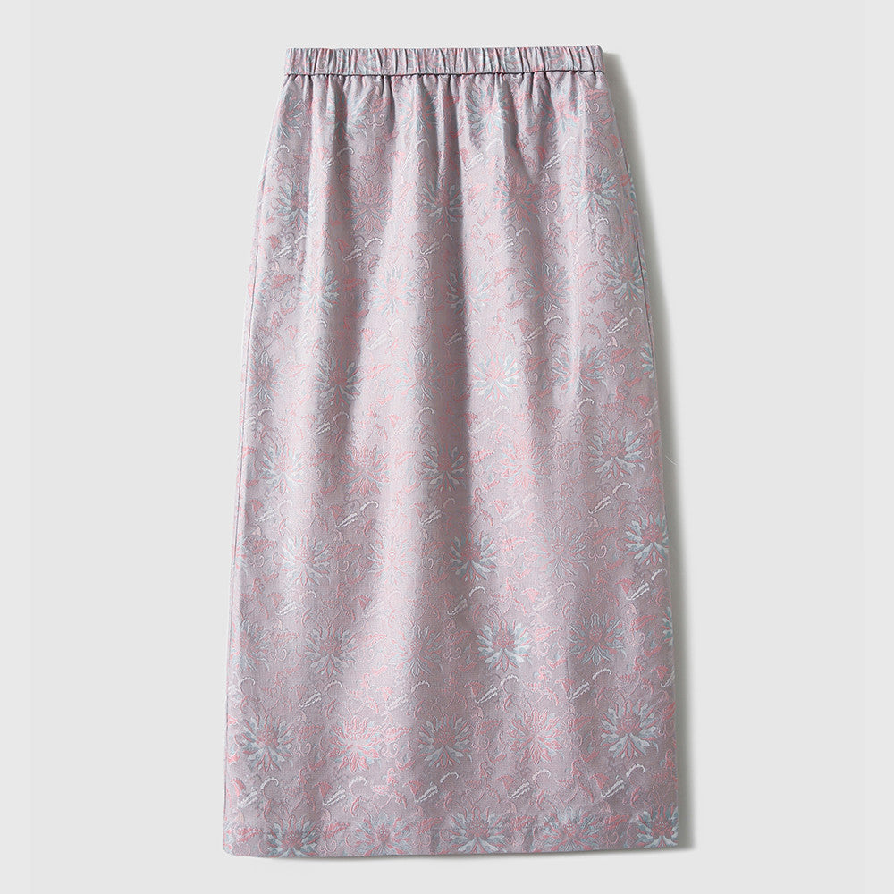 Summer cool transparent non permeable flesh Bubu Shenglian Lotus different color radish 100 pure mulberry silk new Chinese style image 46