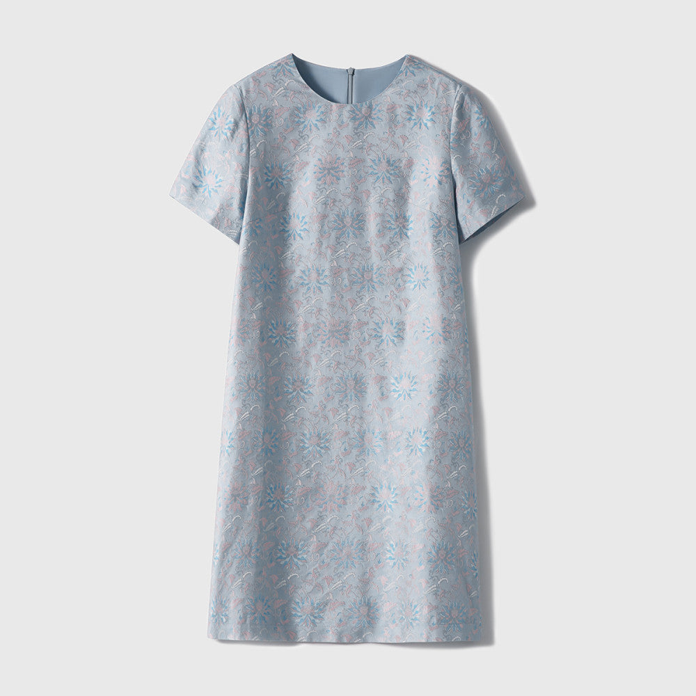 Summer cool transparent non permeable flesh Bubu Shenglian Lotus different color radish 100 pure mulberry silk new Chinese style image 66