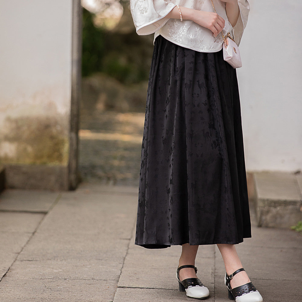 Yubing Qu Fu Xia New Chinese style Republic of China style Top Cheongsam Buckle Retro One piece Inverted Large Sleeve High end Style image 25