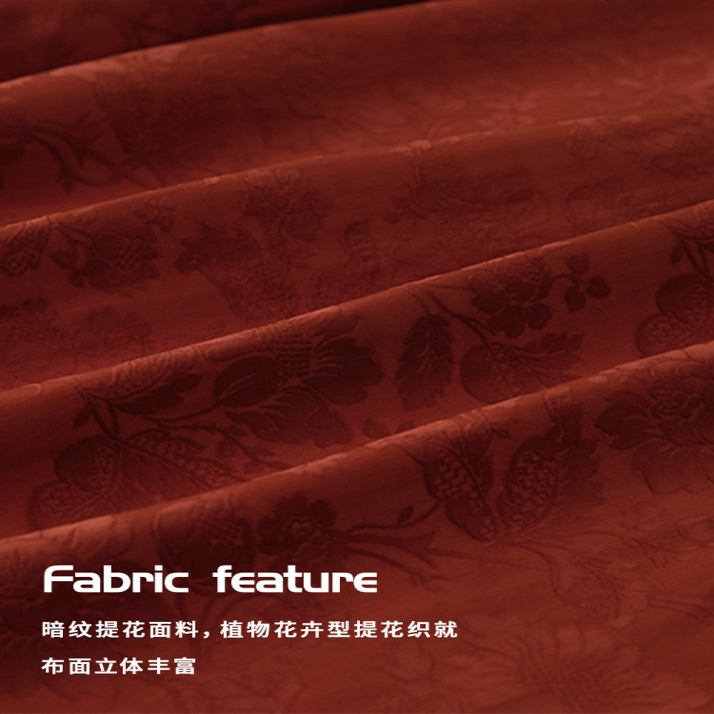 Tingtang New Chinese style Wedding Dress Top Red Retro Engagement Dress Toast Dress Show He Dress image 3