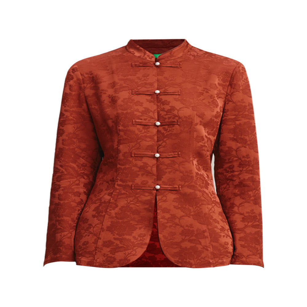 Tingtang New Chinese style Wedding Dress Top Red Retro Engagement Dress Toast Dress Show He Dress image 5