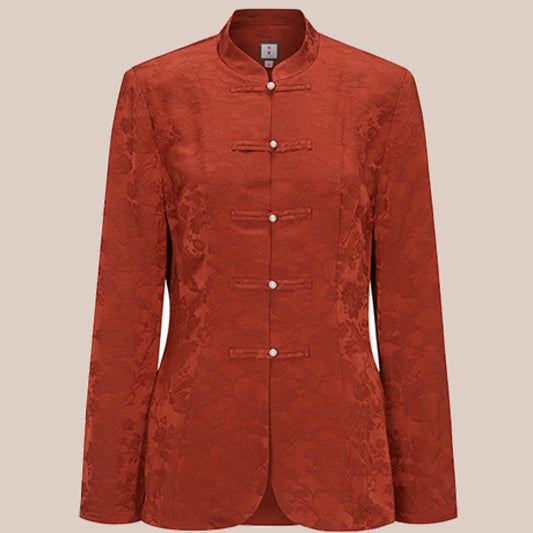 ASAYA3409 Tang Dynasty coat for women, new Chinese style, national style, engagement dress, top, red retro style