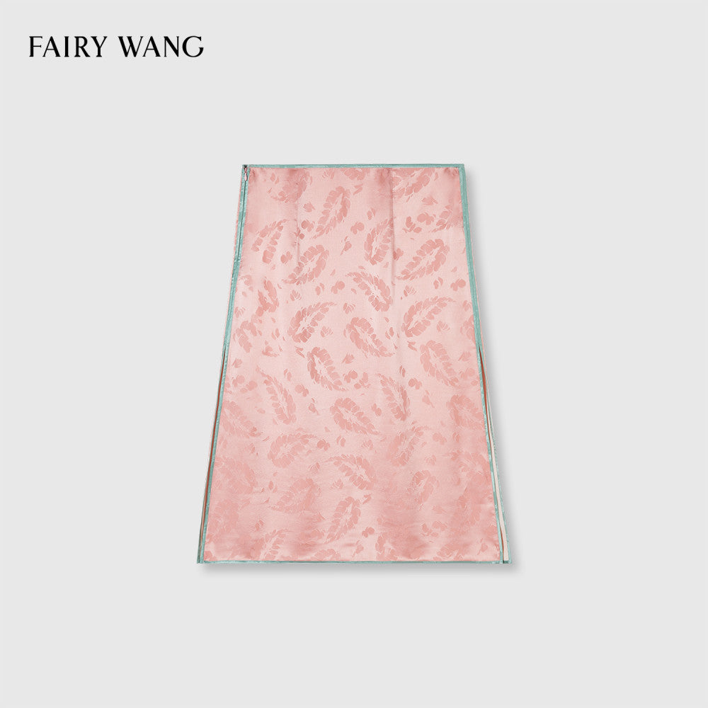 FAIRY WANG Italy Imported Bottom Fabric 100 Mulberry Silk Feather Jacquard New Chinese Style Set image 20