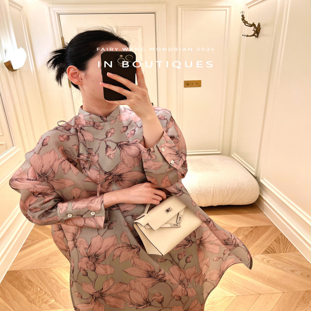 FAIRY WANG Original 14mm 100 Mulberry Silk Eugen Satin image 0