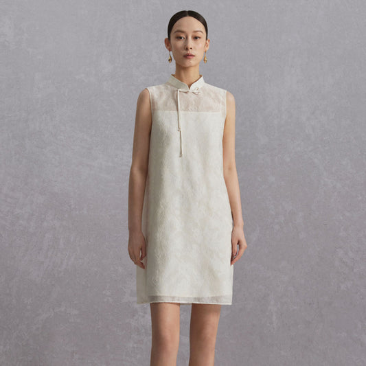 ASAYA3296 Summer new Chinese style high-end slim sleeveless dress