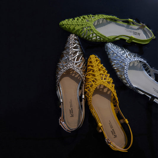 ASAYA3295 Hand Woven Pointed Sandals