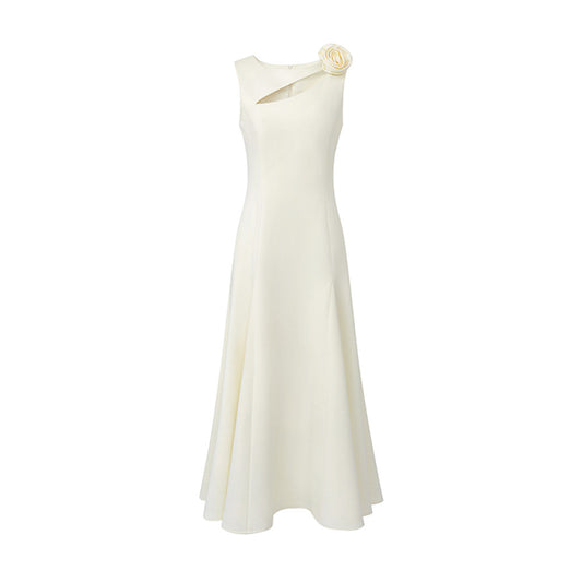 ASAYA3243 - Dress with a simple and elegant design, but with one shoulder.