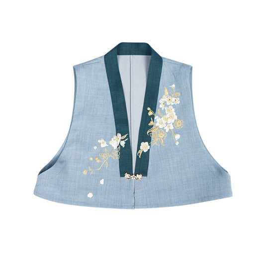 SAYA3235 Qu Chinese Style Original Hanfu Swirl Skirt New Chinese Style Embroidered Set