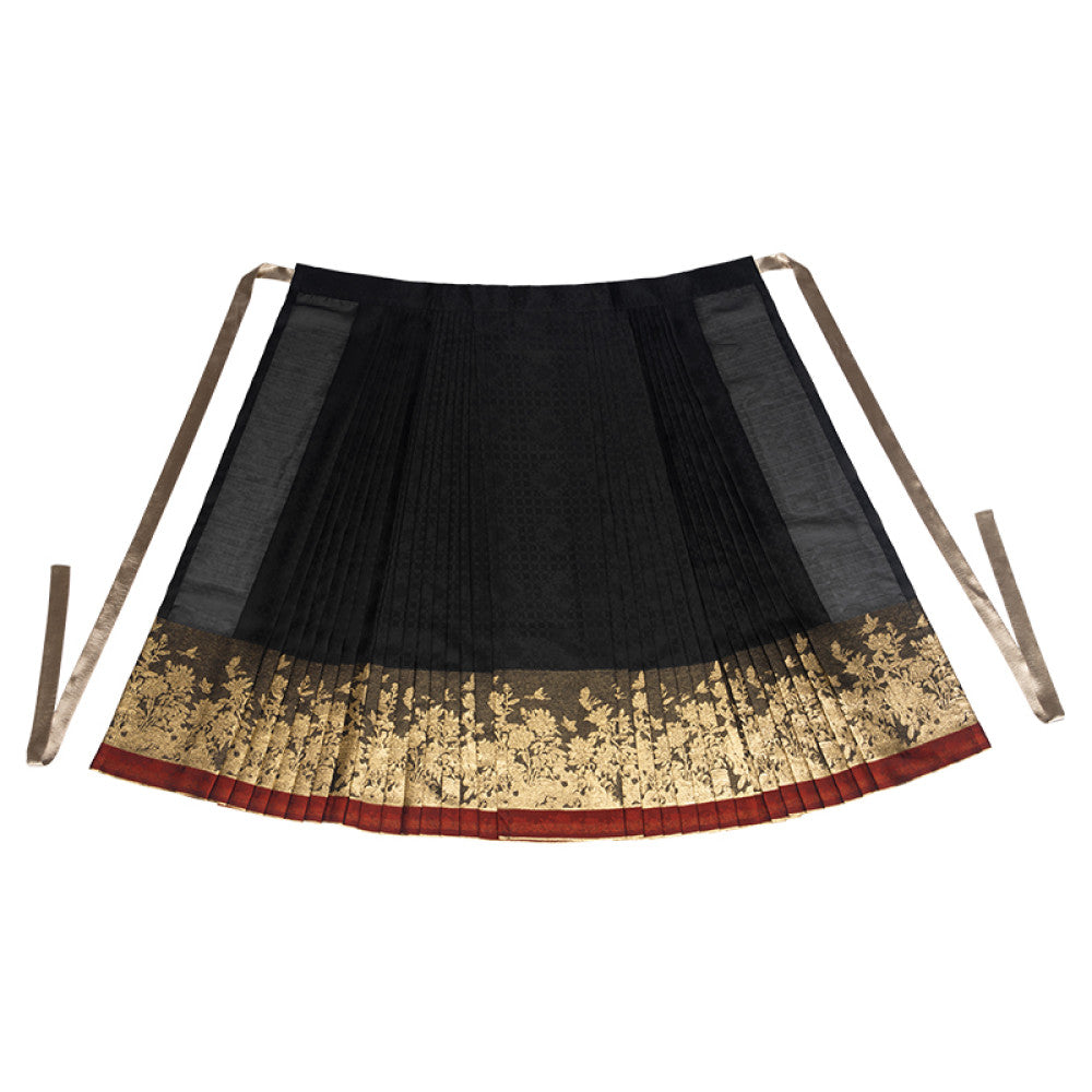 Dreamlike national color peony red border woven gold 6 meter daily Hanfu set engagement toast dress looks slim and long horse face skirt image 47