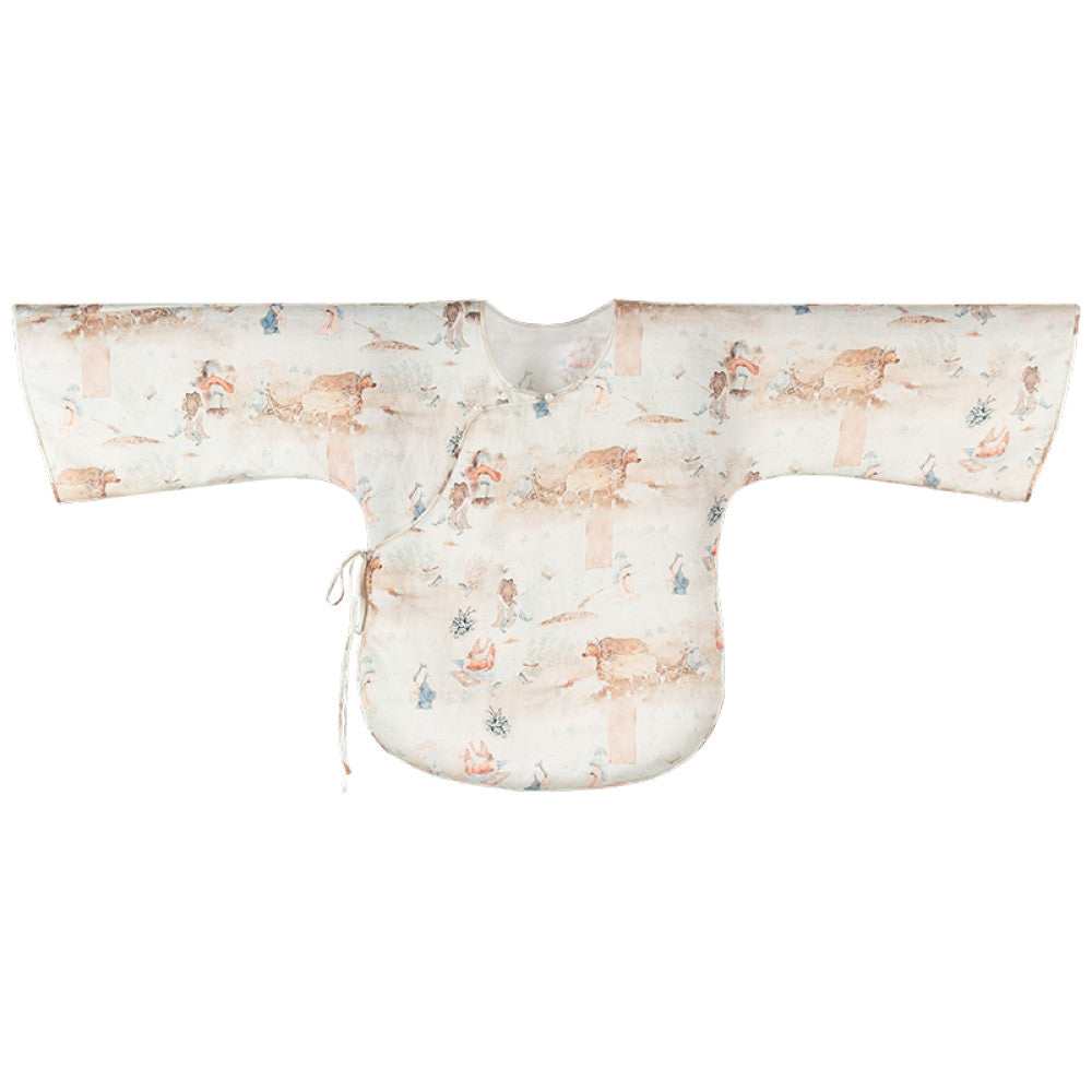 Idle Talk One City Style Chinese Retro Multi Color Inverted Big Sleeve Loose Daily Top Versatile Original image 34