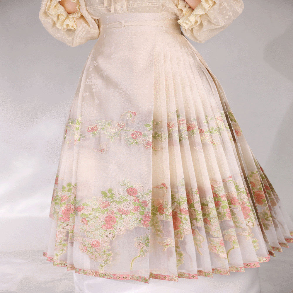 Rose Heart Language New Product Launch New Collection Preview Wedding Engagement New Chinese Red Horse Face Skirt image 8