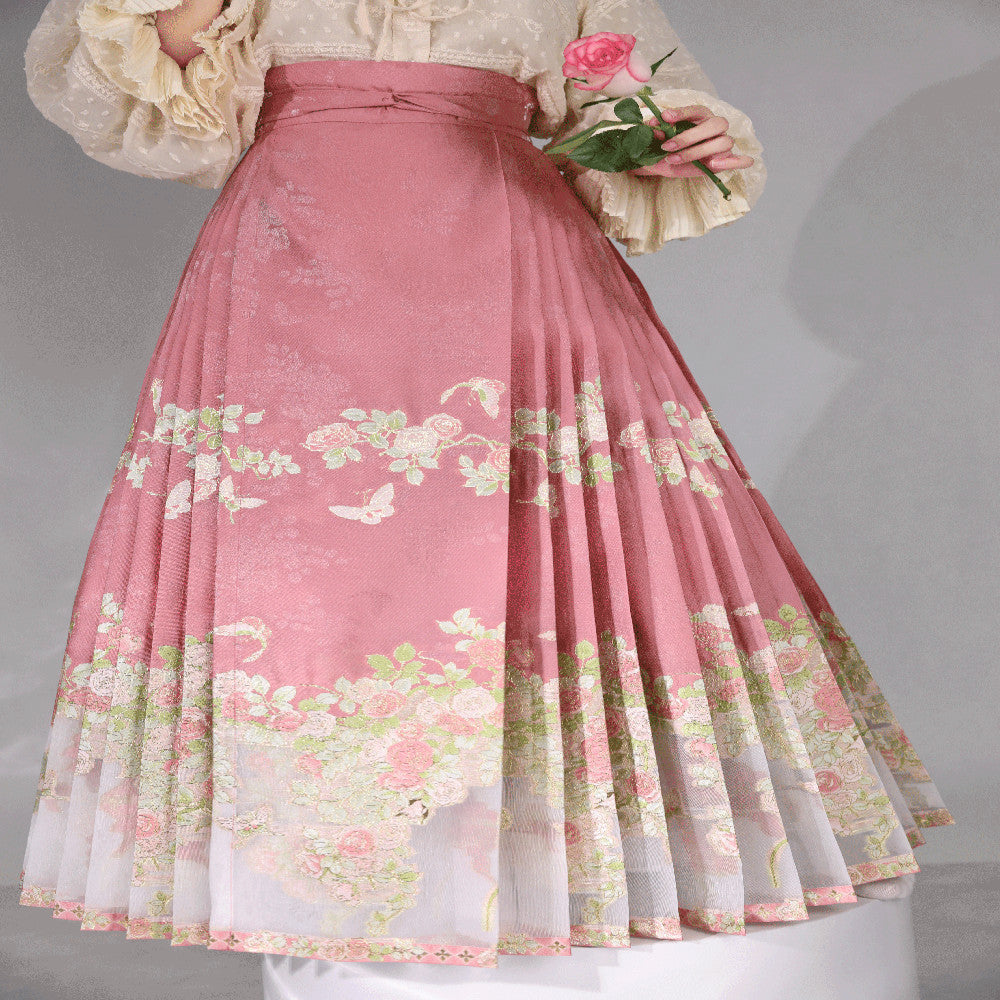 ASAYA3212 Qianli Jiangshan short horse-faced skirt