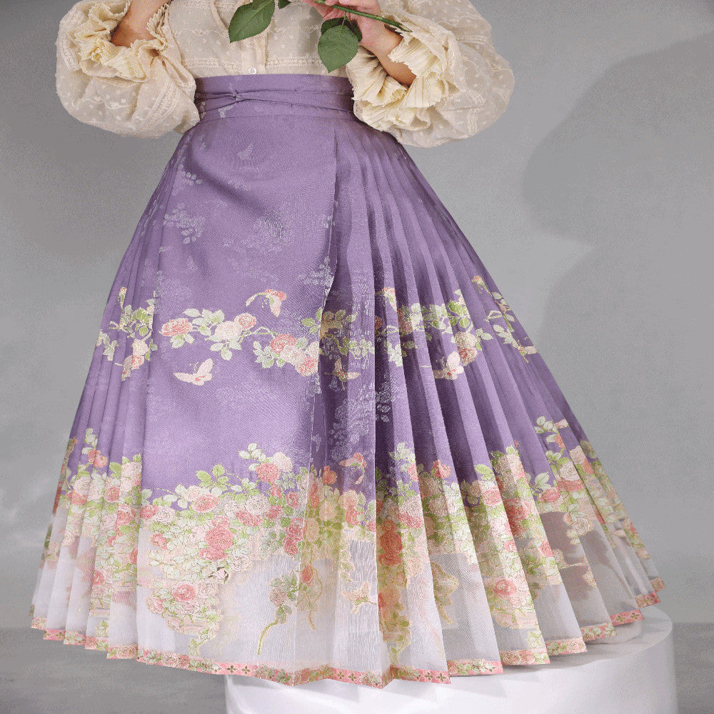 Rose Heart Language New Product Launch New Collection Preview Wedding Engagement New Chinese Red Horse Face Skirt image 17