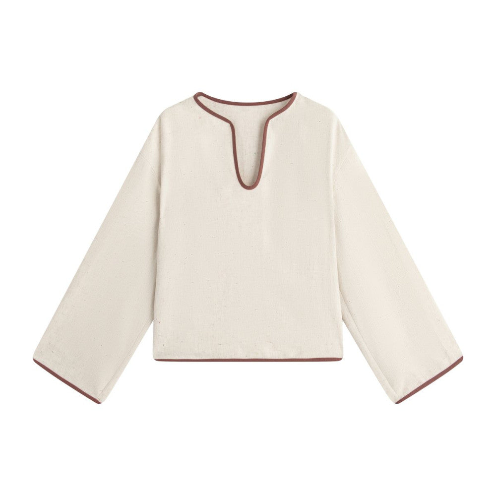 ASAYA3182 Colorful contrasting small top