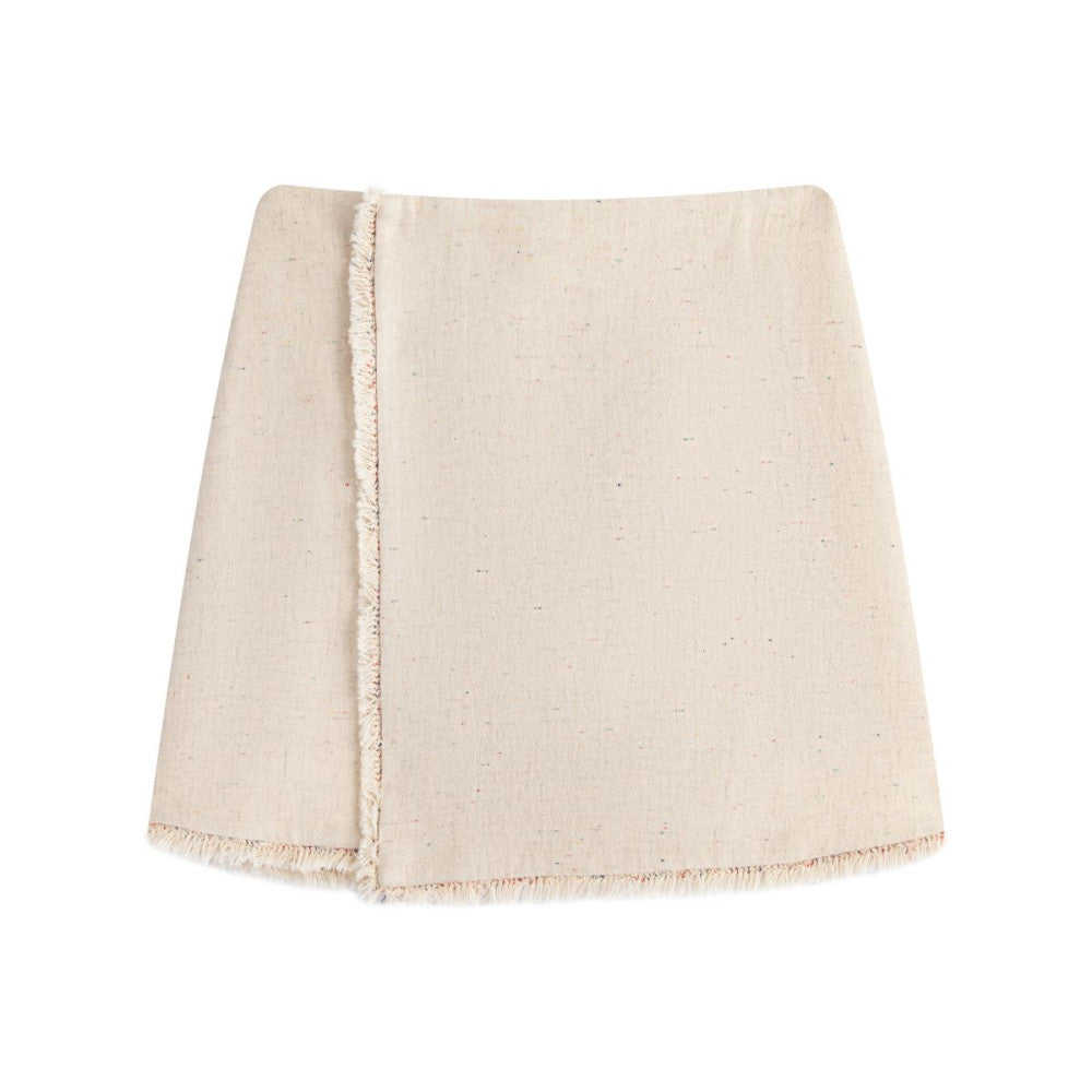 Sagestudio Dot Colorful Contrast Small U Neck Top Short Skirt Pants Set image 17