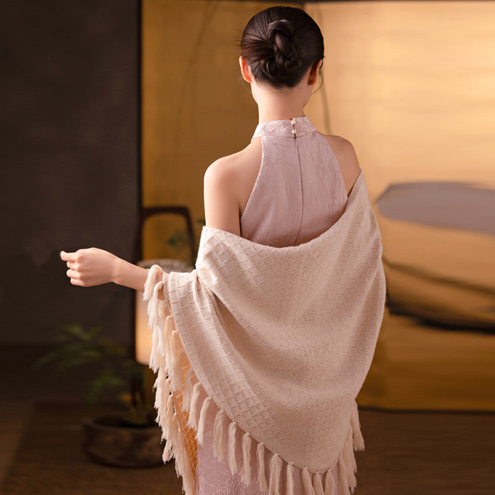 Dear Peony Silk Bamboo Beauty New Chinese Engagement Cheongsam Dress Bridal Wedding Morning Robe Toasting Dress image 13