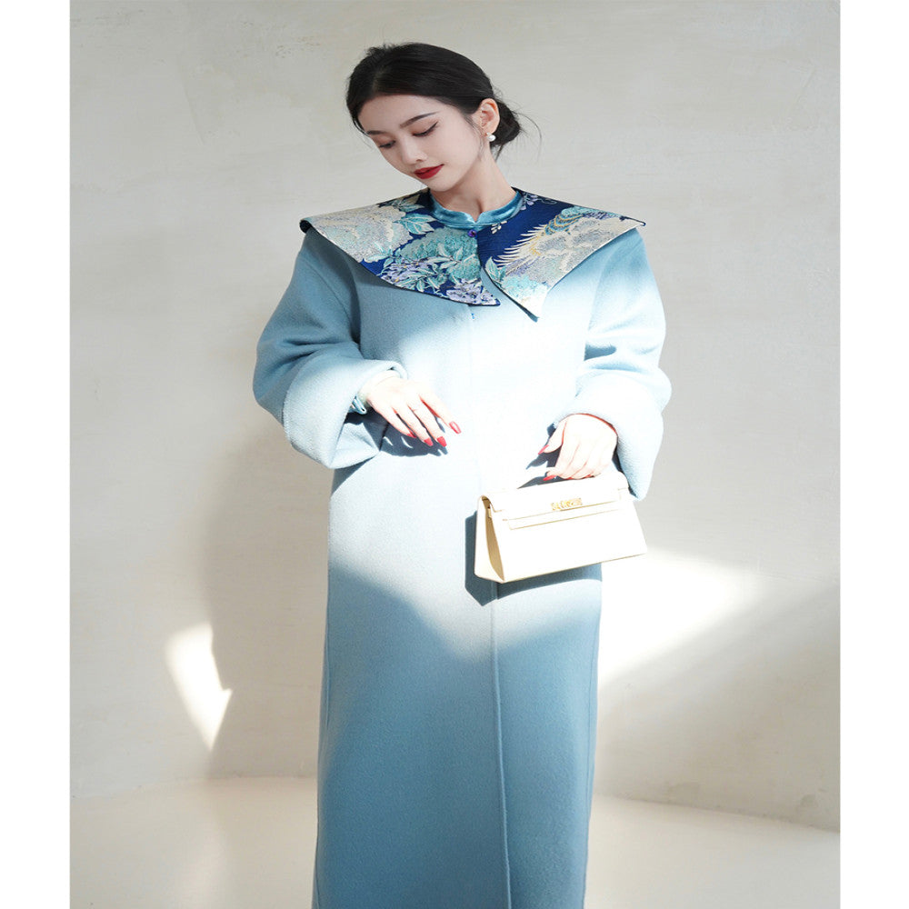 Chengyu Gaoding Feifeng Jinglan New Chinese style Golden Velvet Top Jacquard Vest Half Skirt Three piece Set image 3