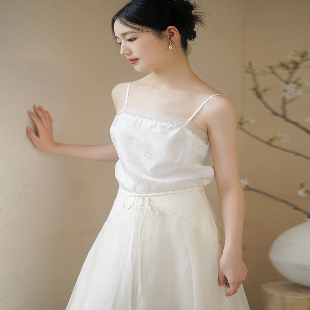 Chuchan 2025 summer new Chinese style jacquard versatile inner wear small camisole can be worn outside the bottoming top women image 16