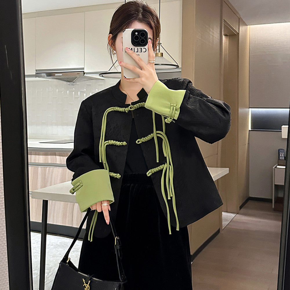 Versatile New Chinese style Small Fragrant Style Women s Suit 2025 Early Spring Light Chinese Style Retro Embroidered Short Coat Trendy image 14