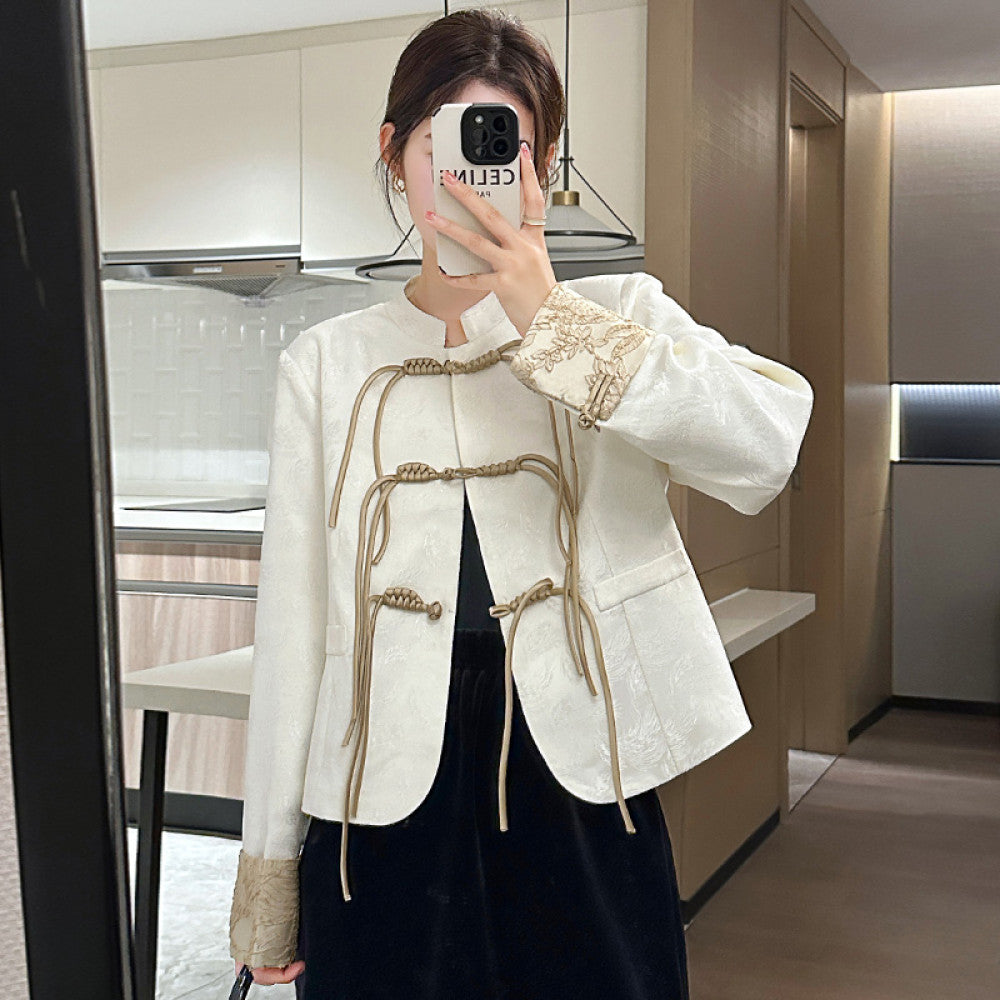 Versatile New Chinese style Small Fragrant Style Women s Suit 2025 Early Spring Light Chinese Style Retro Embroidered Short Coat Trendy image 25