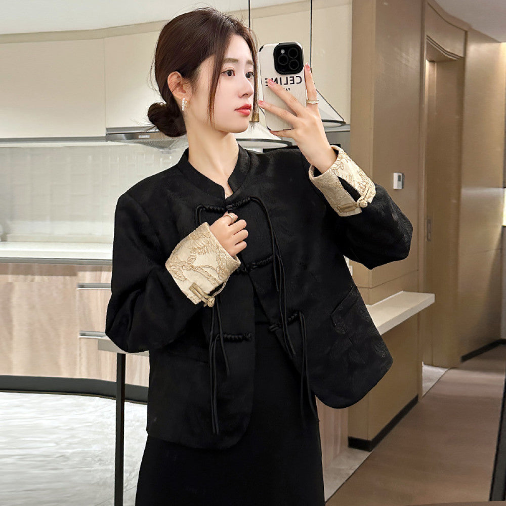 Versatile New Chinese style Small Fragrant Style Women s Suit 2025 Early Spring Light Chinese Style Retro Embroidered Short Coat Trendy image 28