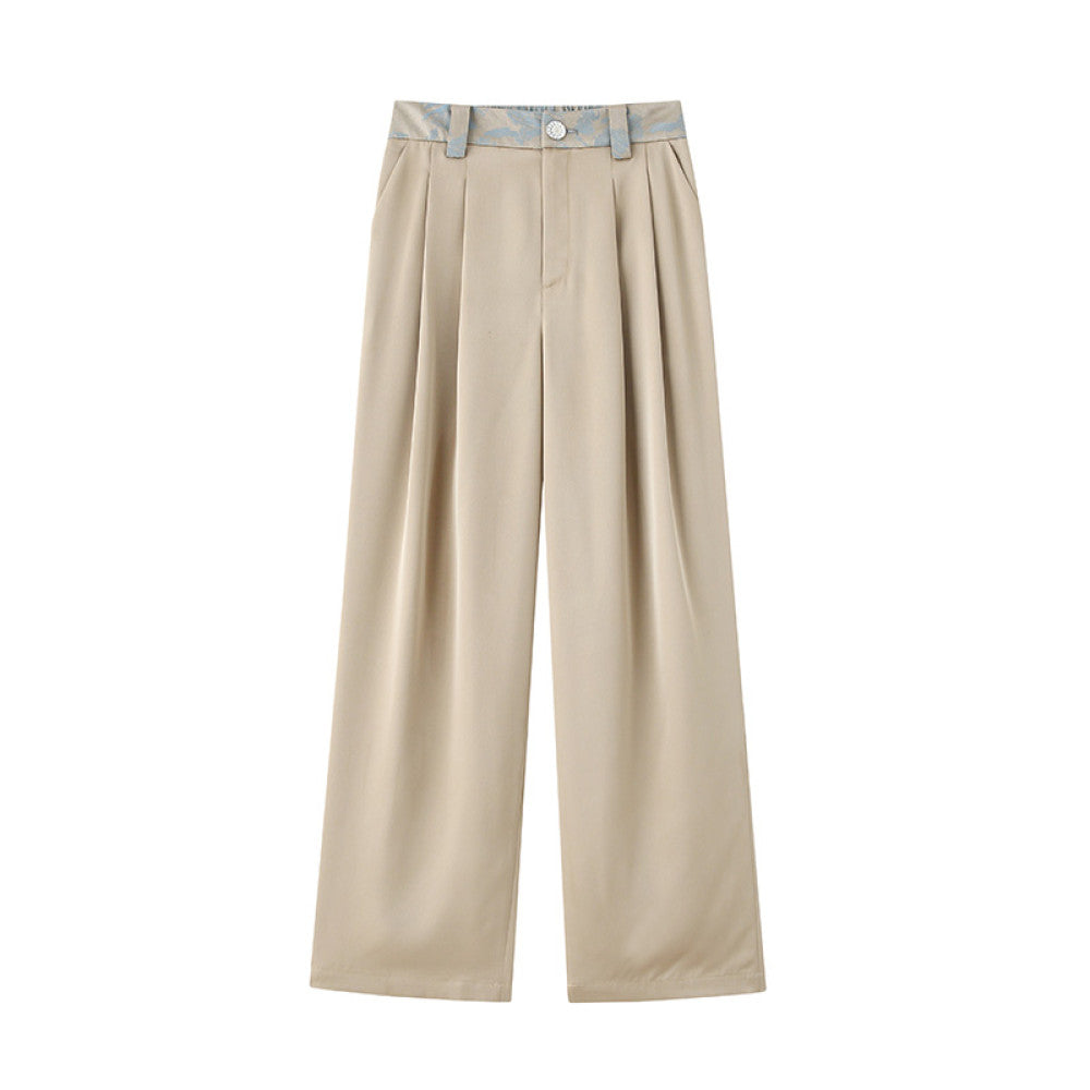 Lu Qingyi Original Fu Lan Gui New Chinese Jacquard Coat for Women Spring and Autumn Casual Wide Leg Pants Chinese Style Set image 22