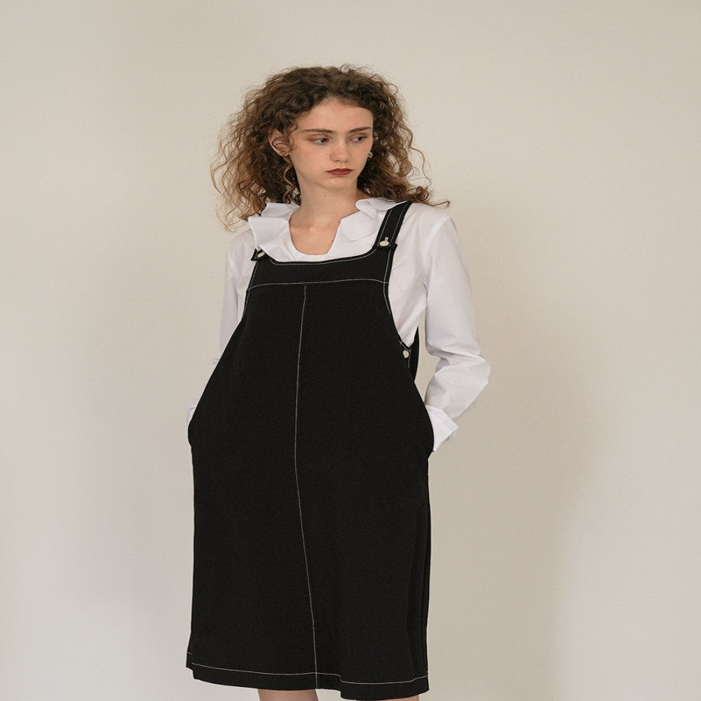 JILLA2024 Spring Summer New Versatile Style Asymmetric ruffle collar shirt Loose and simple pullover top image 7