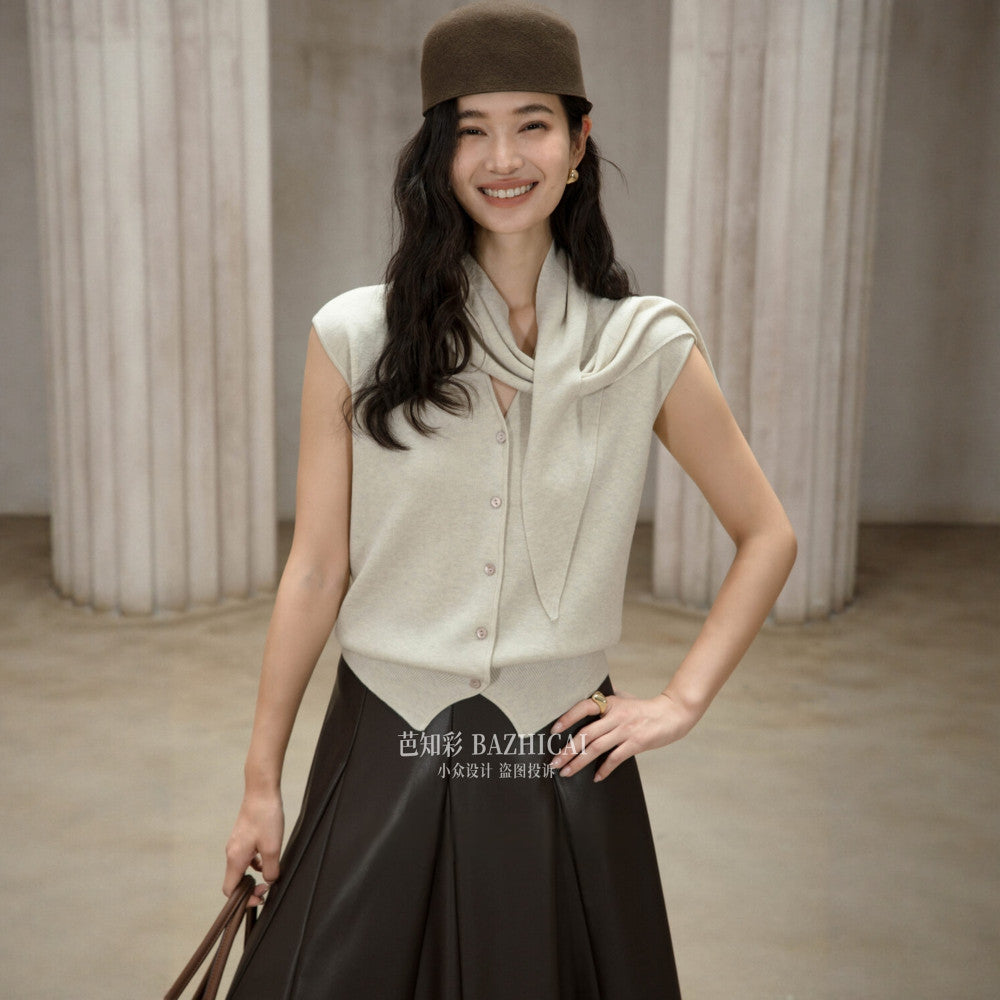 SAYA4729 – Cozy Chic Wool Vest ✨🍂