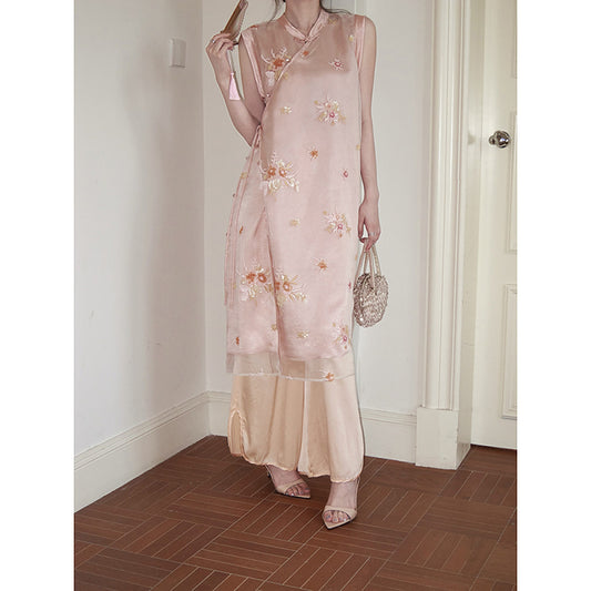 ASAYA4724 – Blush Peony Silk Set 🌸✨