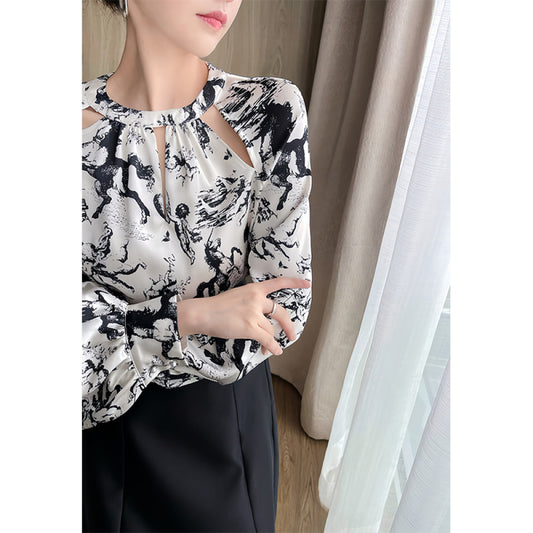 ASAYA2995 Light luxury sports draped multi-piece casual gray cardigan