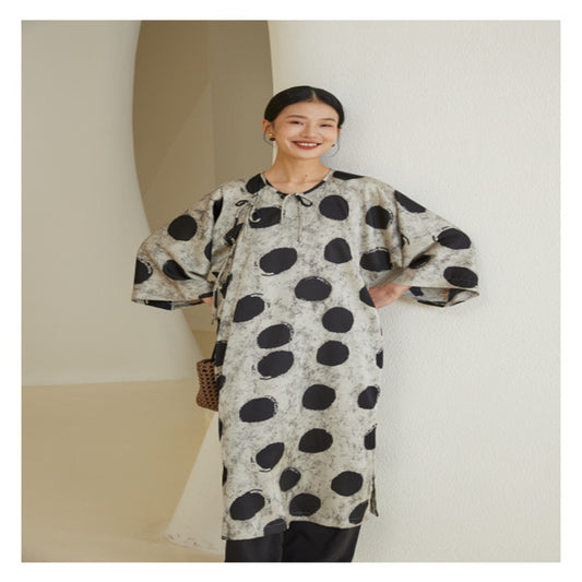 ASAYA2989 New improved version cheongsam literary Zen tea dress