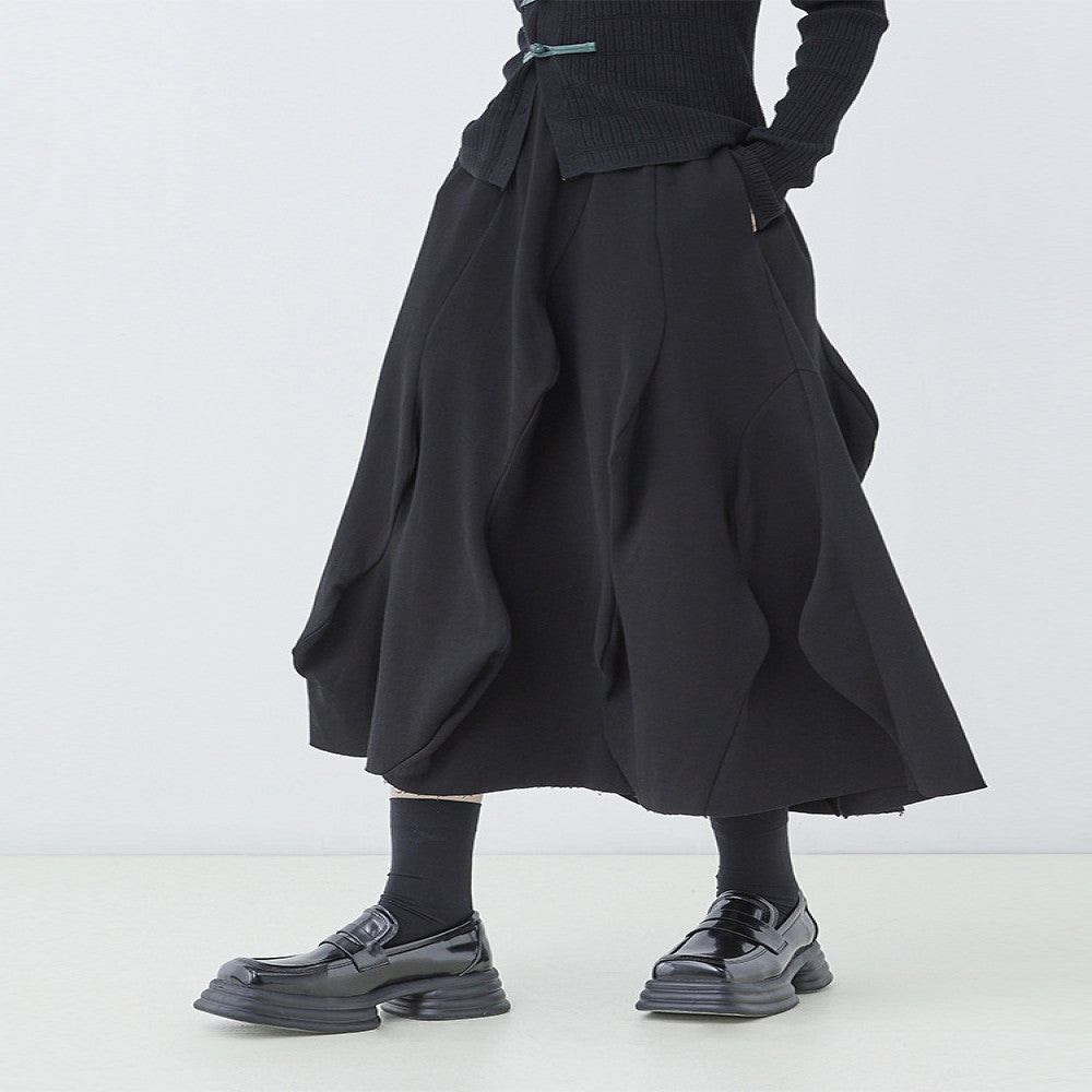 ASAYA2964 Yuanque original designer black skirt